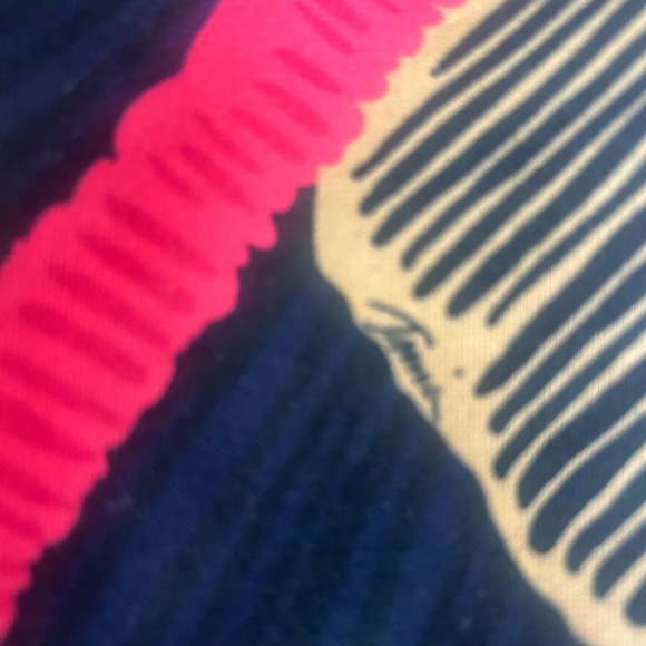 Trina Turk Colorful Abstract Racerback Dress Size 8 - Picture 5 of 6